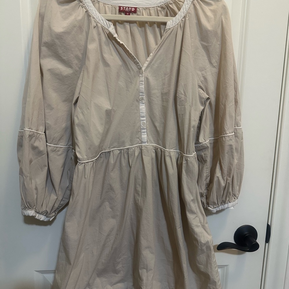 STAUD Beige Dress